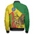 Ethiopia Zipper Bomber Jacket National Lion Unity Style