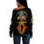 Buffalo Soldiers Off Shoulder Sweatshirt 41st Infantry Regiment Buffalo Soldiers With Regimental