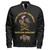 Buffalo Soldiers Zipper Bomber Jacket Army 10th Cavalry Regiment With Cavalrymen And Guidon