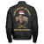 Buffalo Soldiers Zipper Bomber Jacket Army 10th Cavalry Regiment With Cavalrymen And Guidon