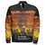 Buffalo Soldiers Zipper Bomber Jacket Army On Patrol In The Old West