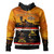 Buffalo Soldiers Hoodie Cavalrymen And Guidons In Western Sunset