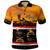 Buffalo Soldiers Polo Shirt Cavalrymen And Guidons In Western Sunset