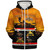 Buffalo Soldiers Sherpa Hoodie Cavalrymen And Guidons In Western Sunset