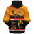 Buffalo Soldiers Sherpa Hoodie Cavalrymen And Guidons In Western Sunset
