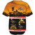 Buffalo Soldiers Baseball Shirt Cavalrymen And Guidons In Western Sunset