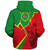 Ethiopia Sherpa Hoodie Lion Lightning Style