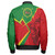 Ethiopia Zipper Bomber Jacket Lion Lightning Style