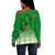 Ethiopia Off Shoulder Sweatshirt Traditional Covenant Cross Classic