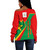 Burkina Faso Off Shoulder Sweatshirt Lightning Style