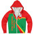 Burkina Faso Sherpa Hoodie Lightning Style