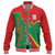 Burkina Faso Baseball Jacket Lightning Style