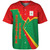 Burkina Faso Baseball Shirt Lightning Style