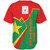 Burkina Faso Baseball Shirt Lightning Style