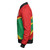 Burkina Faso Zipper Bomber Jacket Lightning Style