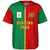 Burkina Faso Baseball Shirt Half Circle