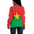 Burkina Faso Off Shoulder Sweatshirt Flag Original Style