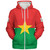 Burkina Faso Sherpa Hoodie Flag Original Style