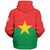 Burkina Faso Sherpa Hoodie Flag Original Style