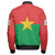 Burkina Faso Zipper Bomber Jacket Flag Original Style