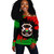 Burkina Faso Off Shoulder Sweatshirt Face Style