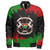 Burkina Faso Zipper Bomber Jacket Face Style