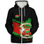 Burkina Faso Sherpa Hoodie Tip Style