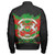 Burkina Faso Zipper Bomber Jacket Tip Style