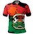 Burkina Faso Polo Shirt Coat Of Arms Grunge Style