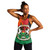 Burkina Faso Women Tank Coat Of Arms Grunge Style