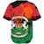 Burkina Faso Baseball Shirt Coat Of Arms Grunge Style