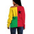 Guinea Bissau Off Shoulder Sweatshirt Flag Original Style