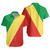 Republic of the Congo Short Sleeve Shirt Flag Original Style
