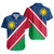 Namibia Short Sleeve Shirt Flag Original Style