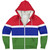 The Gambia Sherpa Hoodie Flag Original Style