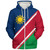 Namibia Sherpa Hoodie Flag Original Style