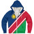 Namibia Sherpa Hoodie Flag Original Style