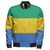 Gabon Zipper Bomber Jacket Flag Original Style