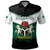 Nigeria Polo Shirt Crest Glory Grunge Design Flag
