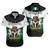 Nigeria Short Sleeve Shirt Crest Glory Grunge Design Flag