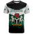Nigeria T-Shirt Crest Glory Grunge Design Flag