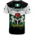 Nigeria T-Shirt Crest Glory Grunge Design Flag