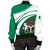 Nigeria Bomber Jacket Flag And Coat Of Arms Curve Style