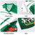 Nigeria Hawaiian Shirt Flag And Coat Of Arms Curve Style