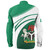 Nigeria Long Sleeve Shirt Flag And Coat Of Arms Curve Style