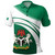 Nigeria Polo Shirt Flag And Coat Of Arms Curve Style