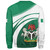 Nigeria Sweatshirt Flag And Coat Of Arms Curve Style
