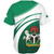 Nigeria Baseball Shirt Flag And Coat Of Arms Curve Style