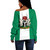 Nigeria Off Shoulder Sweatshirt Flag Unity Style