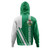 Nigeria Hoodie Flag With Map Nigeria